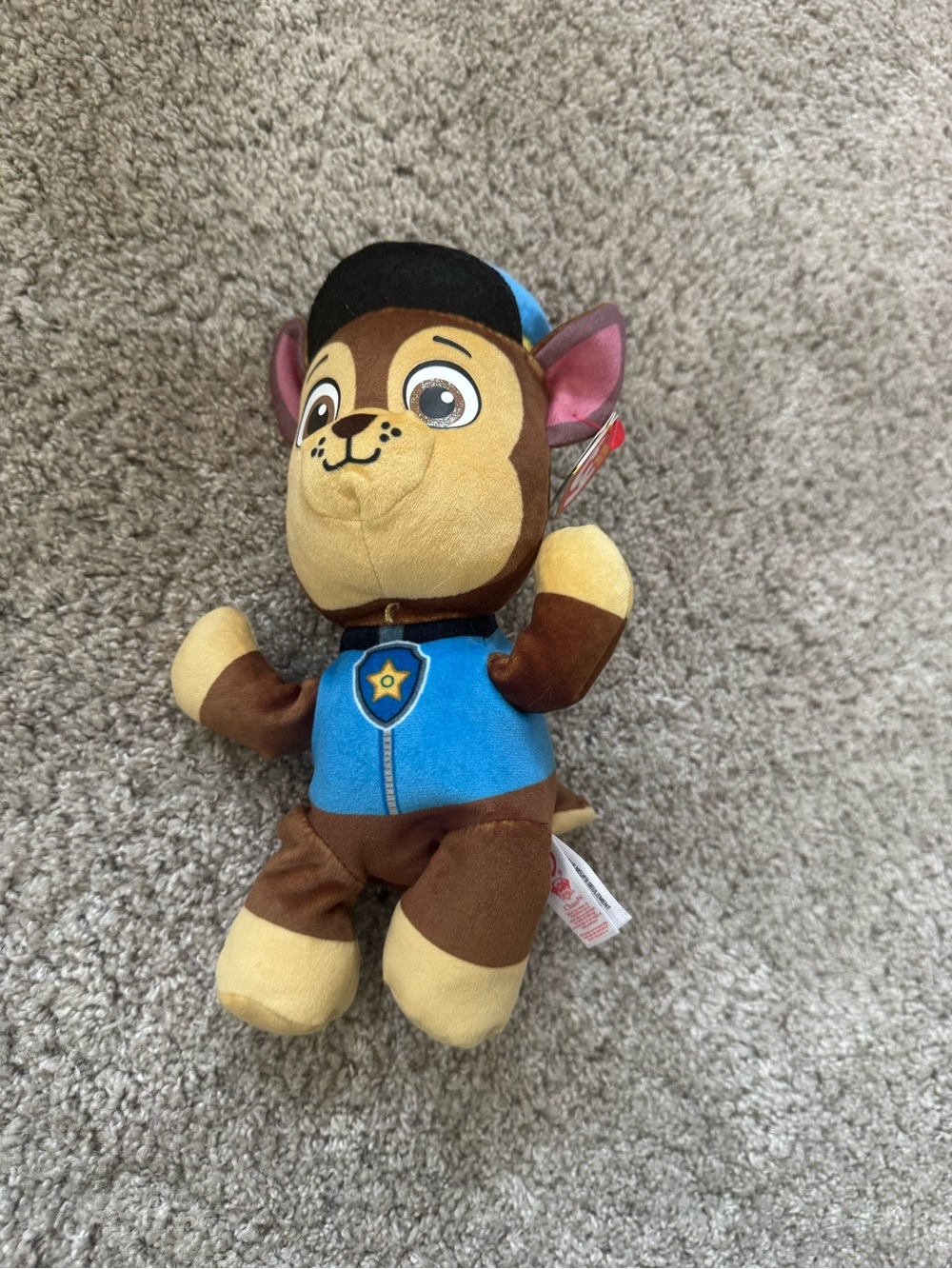 Paw Patrol Chase Plush - Blue, Brown and Tan